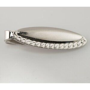 Vintage Speidel Silver Tone Men's Tie Clip Made in USA